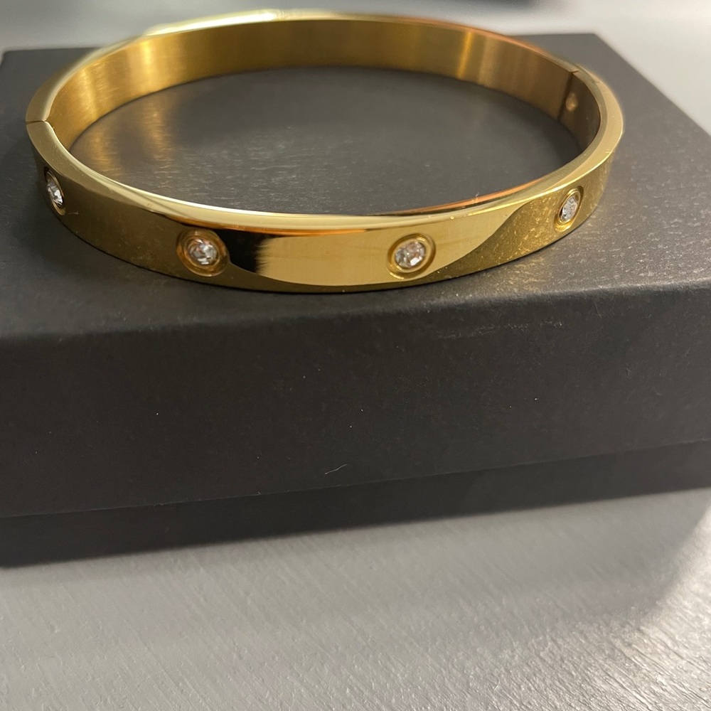 Stainless steel bangle bracelet - Picture 12 of 16